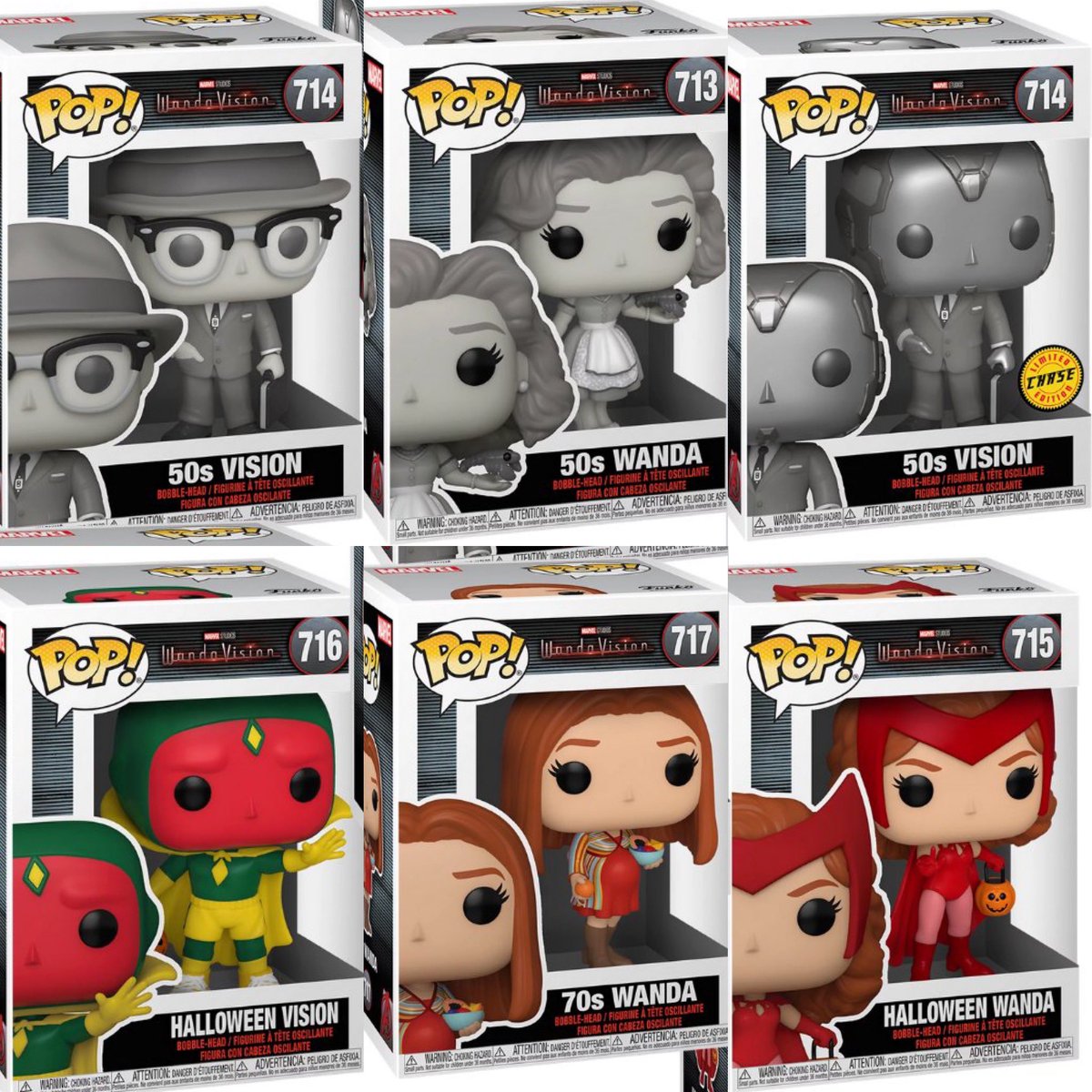 Wandavision Funko Pop : Wandavision Leak Reveals 7 Scarlet Witch Vision Funko Pops Fandomwire
