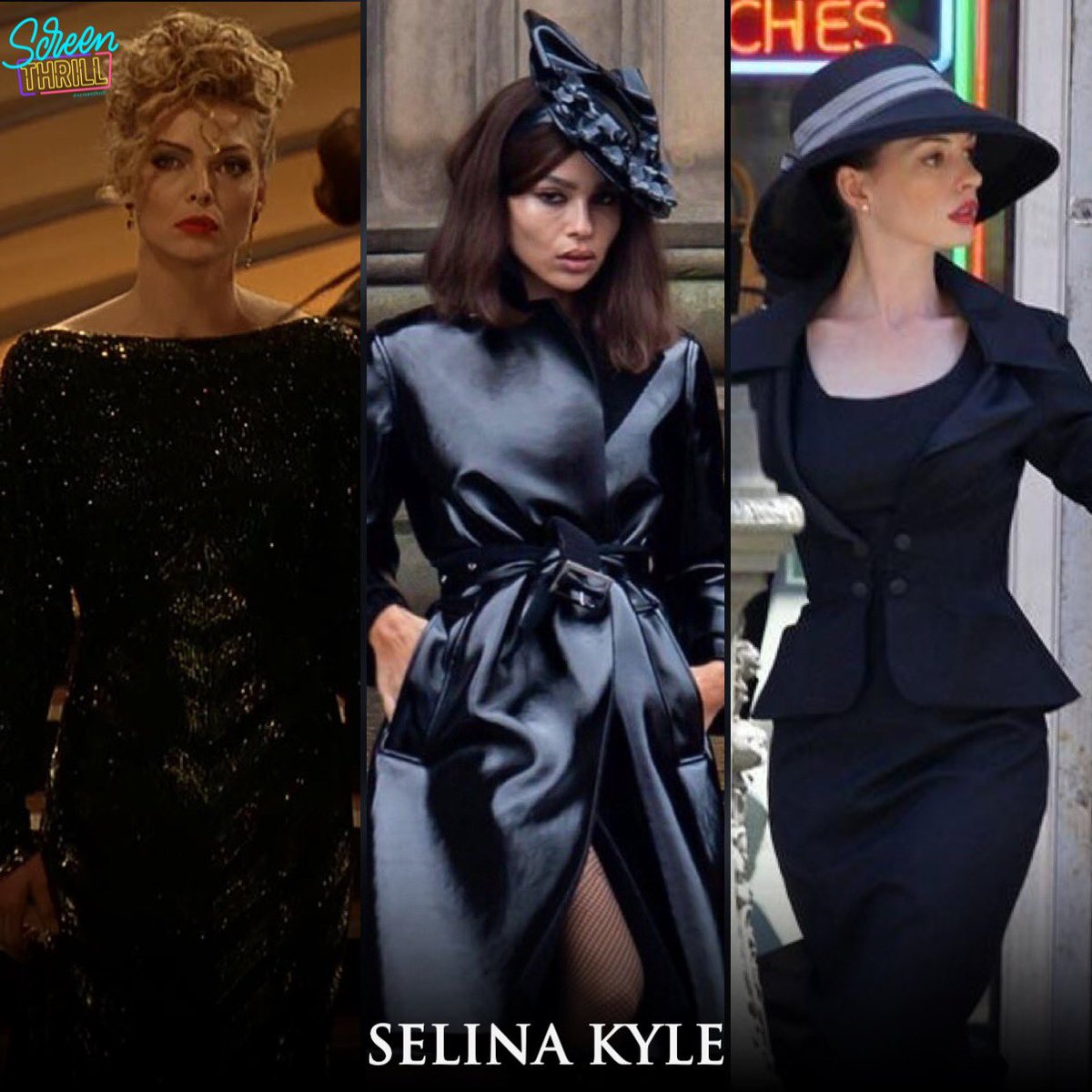 ScreenThrill's tweet photo. #ZoeKravitz is looking beautiful as #SelinaKyle in #TheBatman!
Definitely bringing her own personality and style to the role previously played by #MichellePfeifer in Batman Returns and #AnneHathaway in The Dark Knight Rises. https://t.co/GEJG2DgiUQ