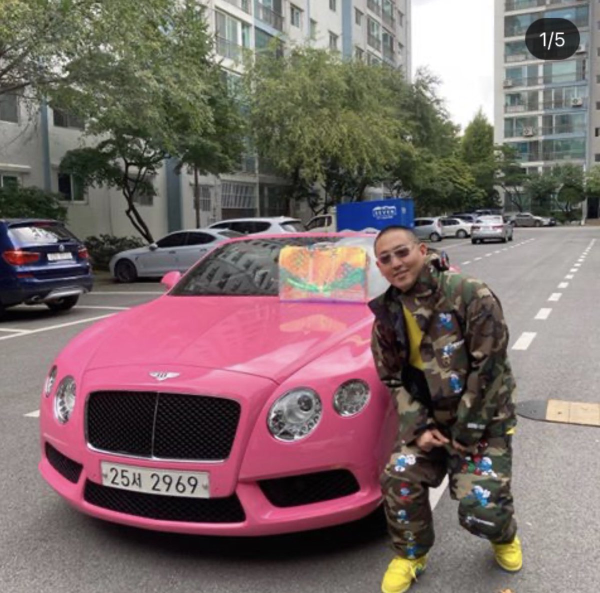 I want his pink Bentley