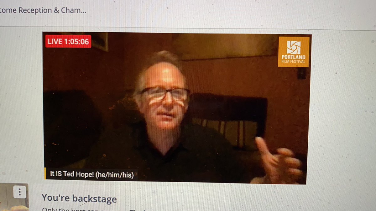 .@TedHope keynote speech on the state of independent film for the <a href="/portlandfilm/">Portland Film Festival</a> at youtube.com/watch?v=XyF5Ru… #pdxff #pdxff20 🐻