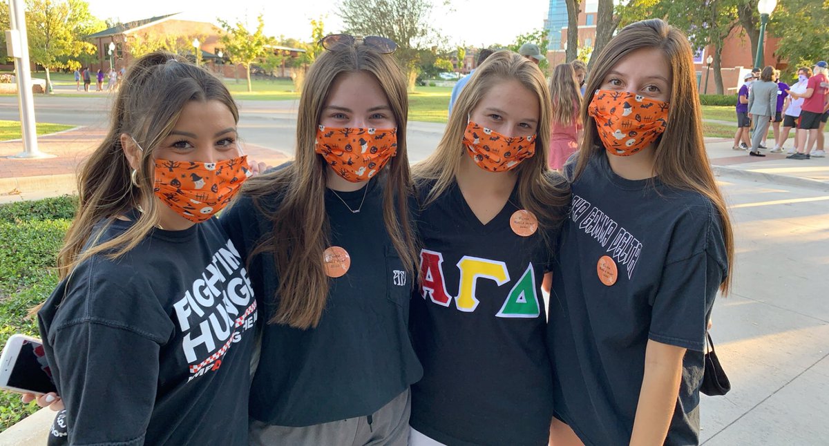 LathesTowns's tweet photo. Great Job @AmbassadorsTSU hosting a successful 2020 Silver Bugle Hunt! #TexanSpiritWeek #RollTexans #TarletonTradition #BleedPurple #OnYeTarleton https://t.co/SupLMHHmTO