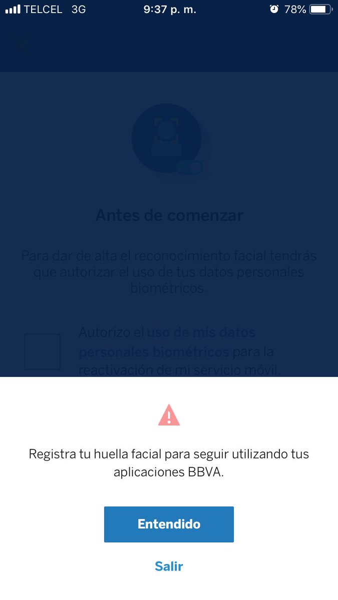 EdilbertoLazaro's tweet photo. Maldita sea @BBVA_Mex me obligas a dar de alta mis datos Biométricos y me salen con estas chingaderas 🤬 https://t.co/nHU4umsxNd
