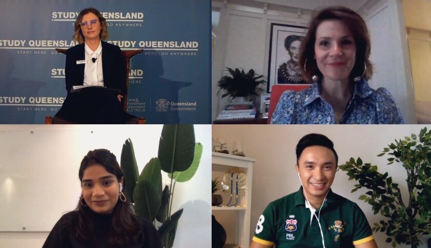 Great panel today talking about how to position yourself as high-quality global talent 🌎 #ISLF2020 @StudyQld Thanks to my fantastic panel! 👏 @BeSocialBeSmart <a href="/WorkingMouse_/">WorkingMouse | Custom Software</a> and Joseph Bautista 🙌✨
