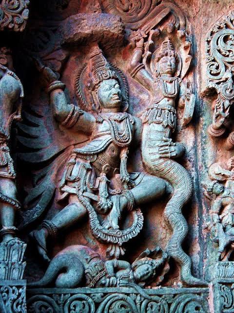 Garuda tricked the Nagas and prevented them from drinking Amrit after his mother was freed. Since then, Garuda became the enemy of Nagas and he eats snakes as food. Amrit vessel was restored to Indra and Garuda was honoured as King of birds and the faithful mount of Sri Vishnu.