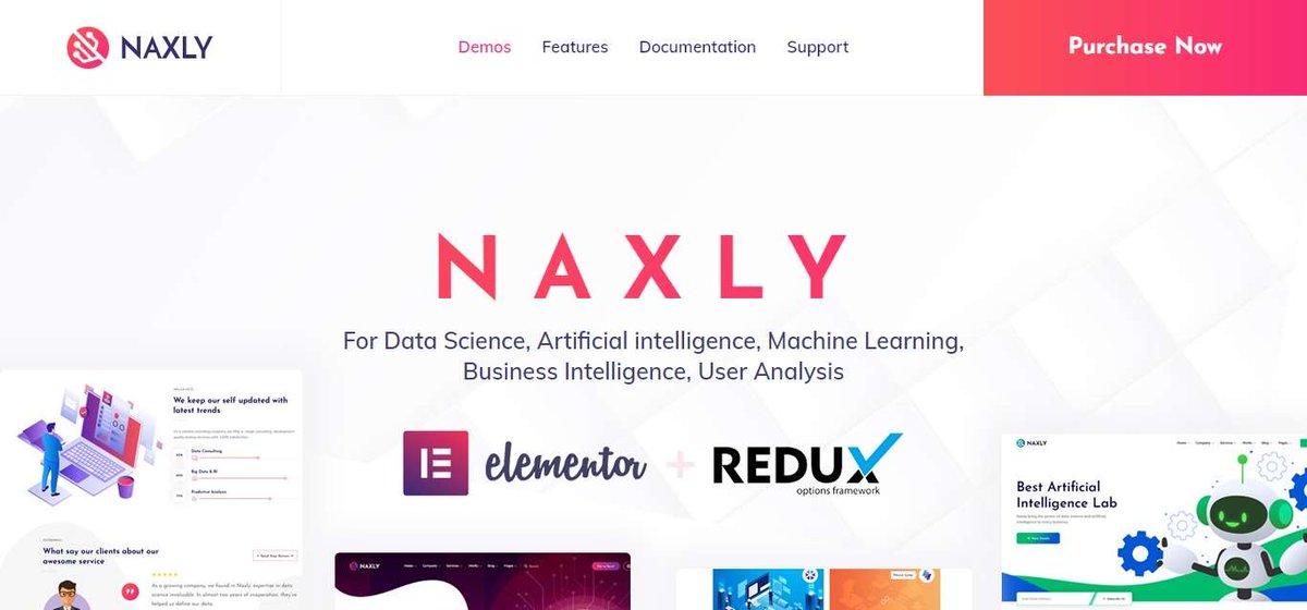 GearThemes's tweet image. About Naxly Technology Theme

Naxly Technology Theme is a specially developed, Elementor based WordPress theme. We have built it focusing on all data science and AI related project website.  #NaxlyTechnologyTheme #TechnologyTheme themesgear.com/naxly-technolo…