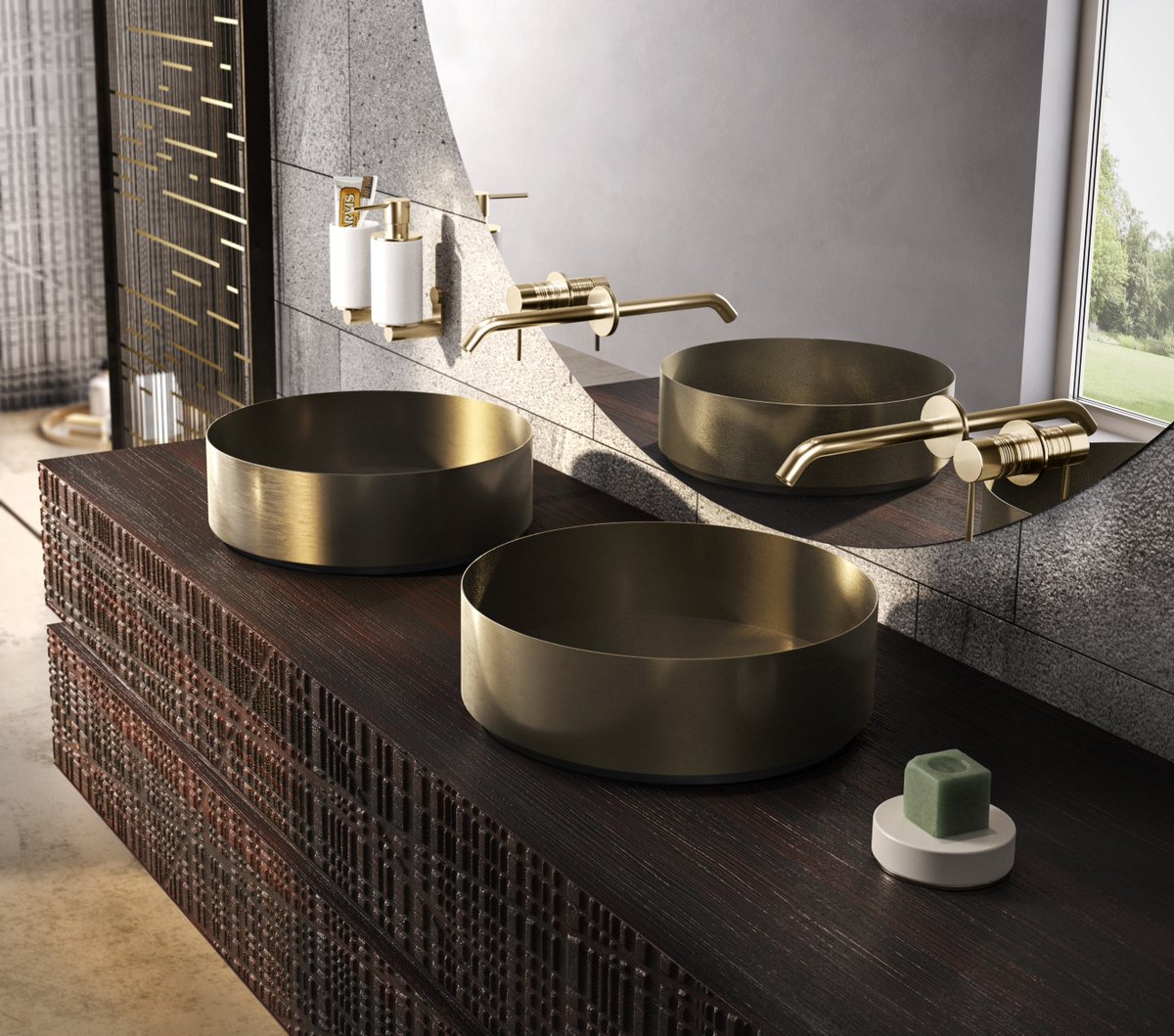 CassBrothers's tweet photo. Made in Italy using 316 Stainless Steel, the GESSI 316 Bathroom collection will add elegance &amp; high design to your bathroom. New displays at our 2 showrooms. Find out more: https://t.co/Q5BG8cHxd4
#cassbrothers #abeyaustralia #gessi316 #theprivatewellnesscompany #interiordesign https://t.co/433SEkyRIU