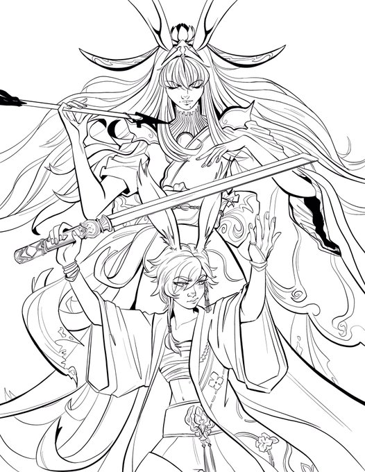 wayward daughter [lineart/wip] 