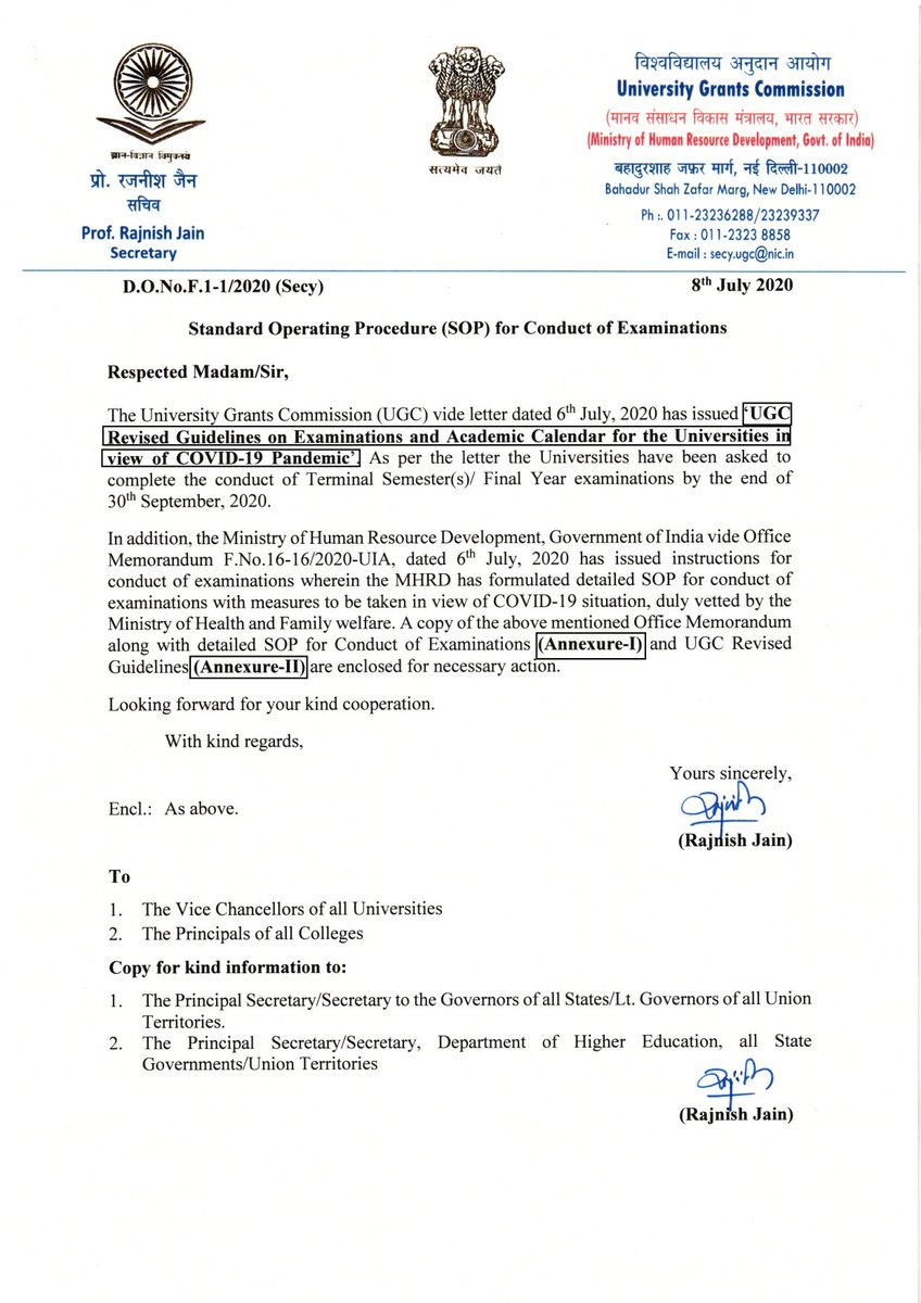 ARajesh98's tweet photo. As per UGC Guidelines,Final year exams has to be conducted by the end of September.But not even Exam Fee notification is released frm JNTU-Kakinada university till today.@JanaSenaParty @PawanKalyan https://t.co/QMKBJkROSd