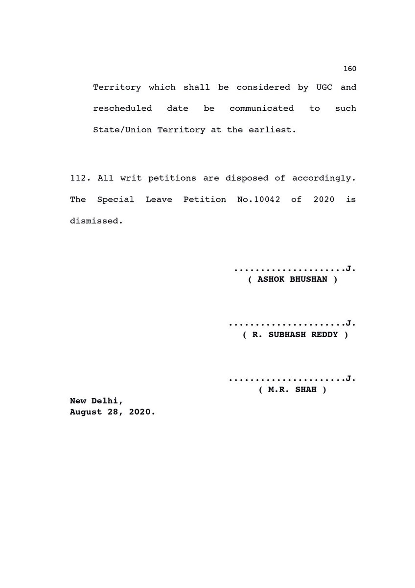 ARajesh98's tweet photo. As per Supreme Court Judgement dated on 28-08-2020,Final year exams has to be conducted as per UGC Guidelines.But no such action is taken by the JNTU-Kakinada university for B.Arch till now.@JanaSenaParty @PawanKalyan https://t.co/KH81o5IdFI