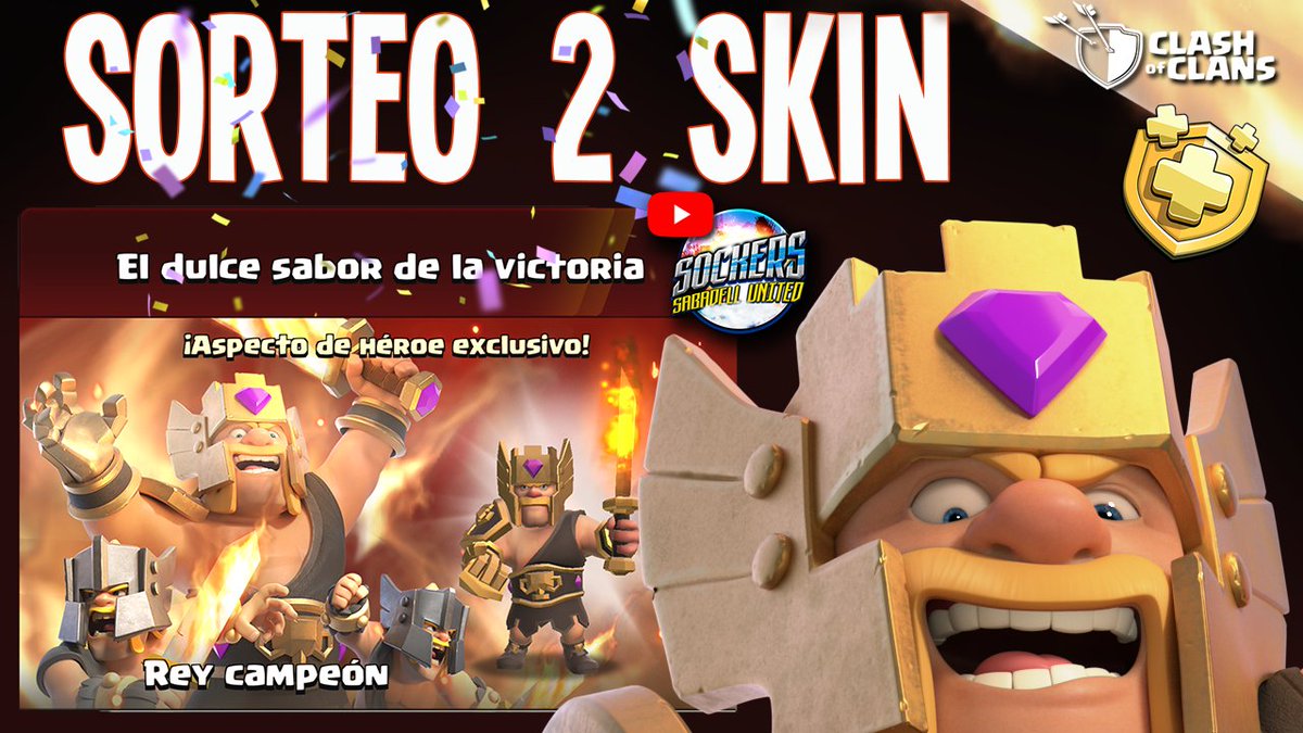 Sorteo de 2 SKINS del REY CAMPEON
📺youtu.be/sMwlYfwuxH0

Disfruta de la PW de 
#QUEENWALKERS 🆚 #ADULTRAGE
Para ver la skin

📌Requisitos:
1-Seguir a <a href="/Leoloko91/">Leoloko91</a> y <a href="/Sockers_/">Sockers SU</a>
2-Captura :CODIGO SOCKERS
3-ETIQUETA 2 AMIGOS
4-RT🔄 y LIKE ❤

Ganadores el viernes 16 OCT