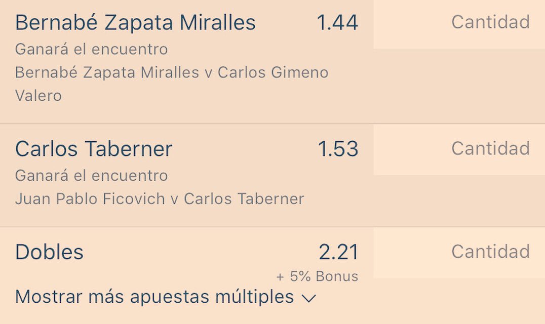 NikolasGen's tweet photo. 🔥STAKE 2 🔥 🎾🎾 #bet #bet365 #betfair #bettingtips #money #sport #tennis #makingmoney #easymoney #apuestasdeportivas #tipster #willliamhill #pinnacle #dinero #tennis #moneymaker #bwin #trading #betsson #tipster #atp #atpworldtour #lima https://t.co/1hX1pMCTvz