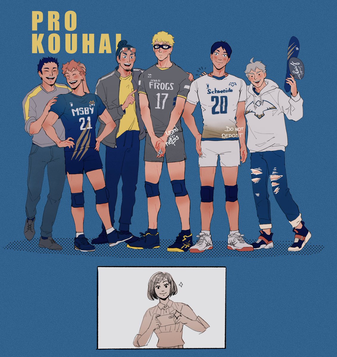 yamineftis's tweet image. Proud senpai ✨