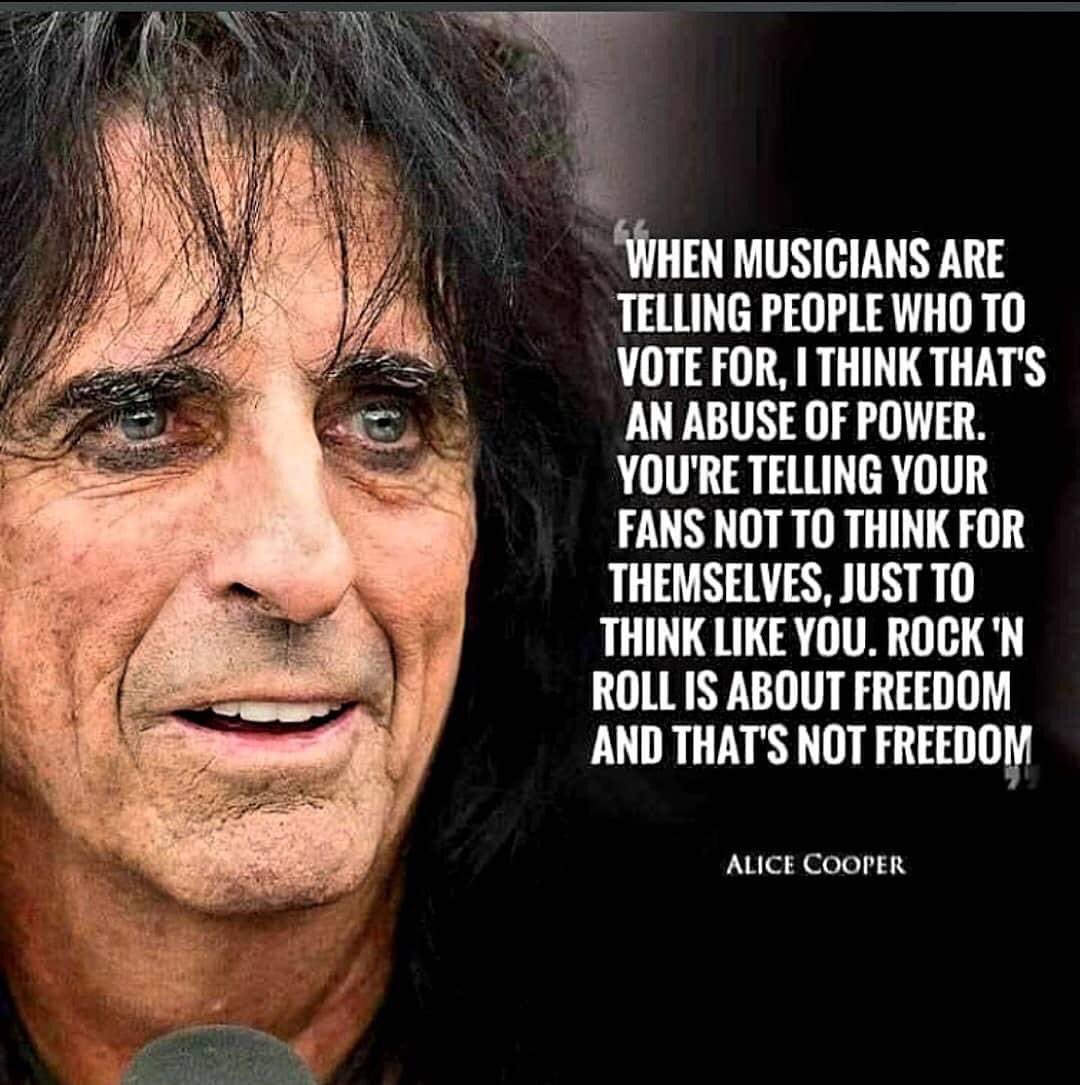 PAMsLOvE's tweet photo. This is why music sucks! They're constantly pushing politics..obviously owned by the #SatanicElites https://t.co/Higb7qWpxR