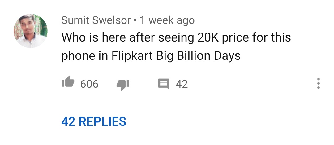 Anancia3's tweet photo. Hey @MKBHD,Iam watching your LG G8X video now. cuz now it is less than $300 on Diwali sale https://t.co/Q86VKVHKol