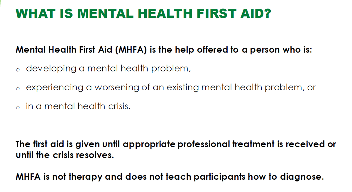 DivCouncilAus's tweet photo. What is #MHFirstAid? ๐ @MHFA_Australia #MentalHealthMatters https://t.co/iWT2aUmkns