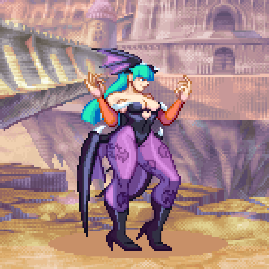 I realized at the end that I may have made her thighs a bit too