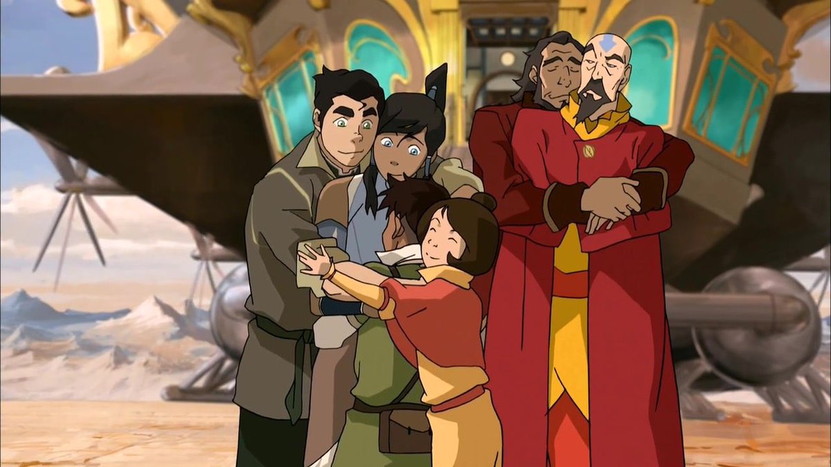 jinora hugs