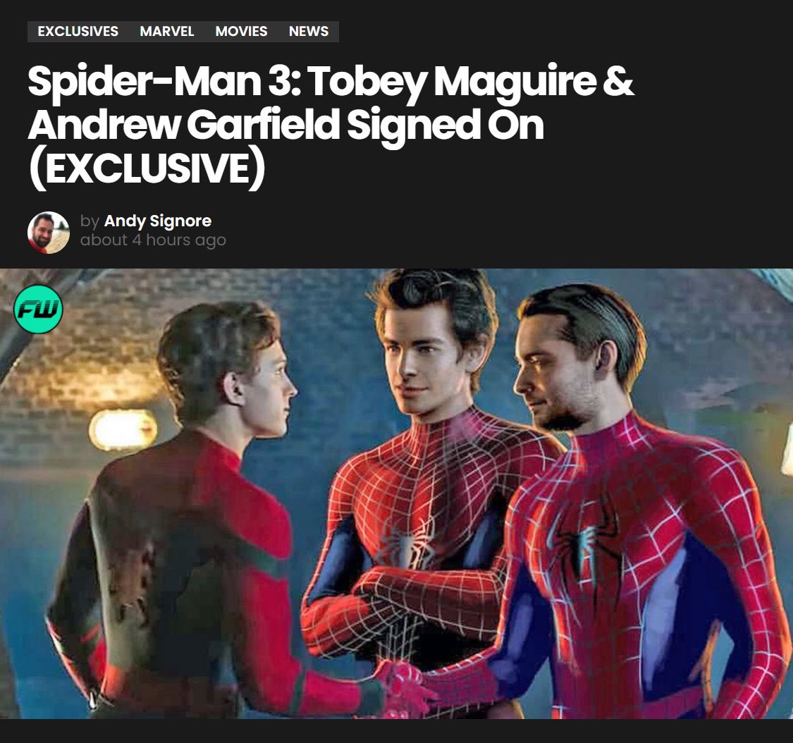 blurrr89491080's tweet photo. Is this a real life, or is it just a fantasy?#SpiderMan3 https://t.co/67K7KJD5H5