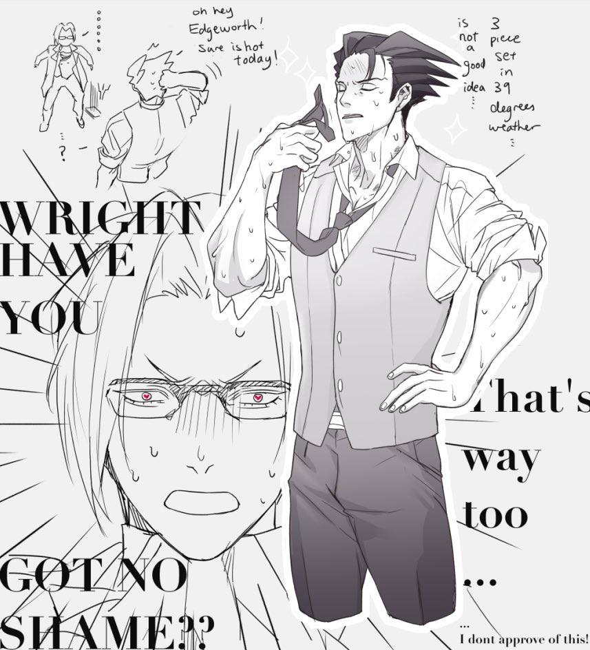 #AceAttorney #wrightworth #逆転裁判 #ナルミツ 