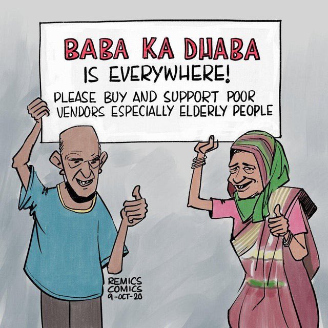sonalgoelias's tweet image. Compassion , Respect, 
Empathy for such hardworking vendors struggling to earn their livelihoods with dignity ! 
Look around &amp;amp; Support them 🙏🏻
#BabaKaDhabha 
#DadiKiRasoi