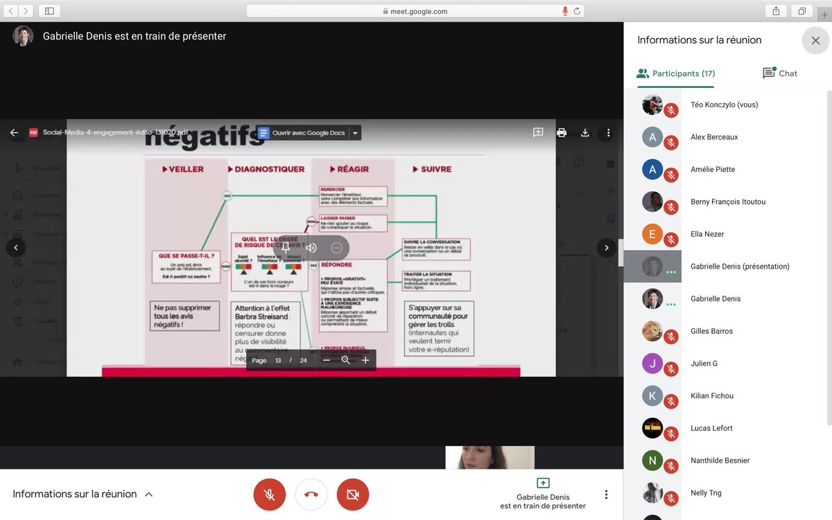 Ce matin les M2 CPNM sont en visio (suite aux nouvelles normes sanitaires 🦠) avec <a href="/Gabrielle_Denis/">Gabrielle Denis</a> de <a href="/editoile/">Editoile</a> pour un cours sur les Publics, Fans &amp; Usagers 📱
#fan #Digital #digitalmedia #LearningInProgress #COVID19