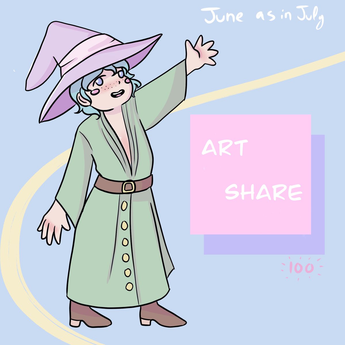 Thank you for 100 followers!!  Here’s an art share to celebrate!  Retweet and like for visibility  Drop your art in the comment  Interact with other artist Enjoy discovering new artists And most of all, have a nice day 