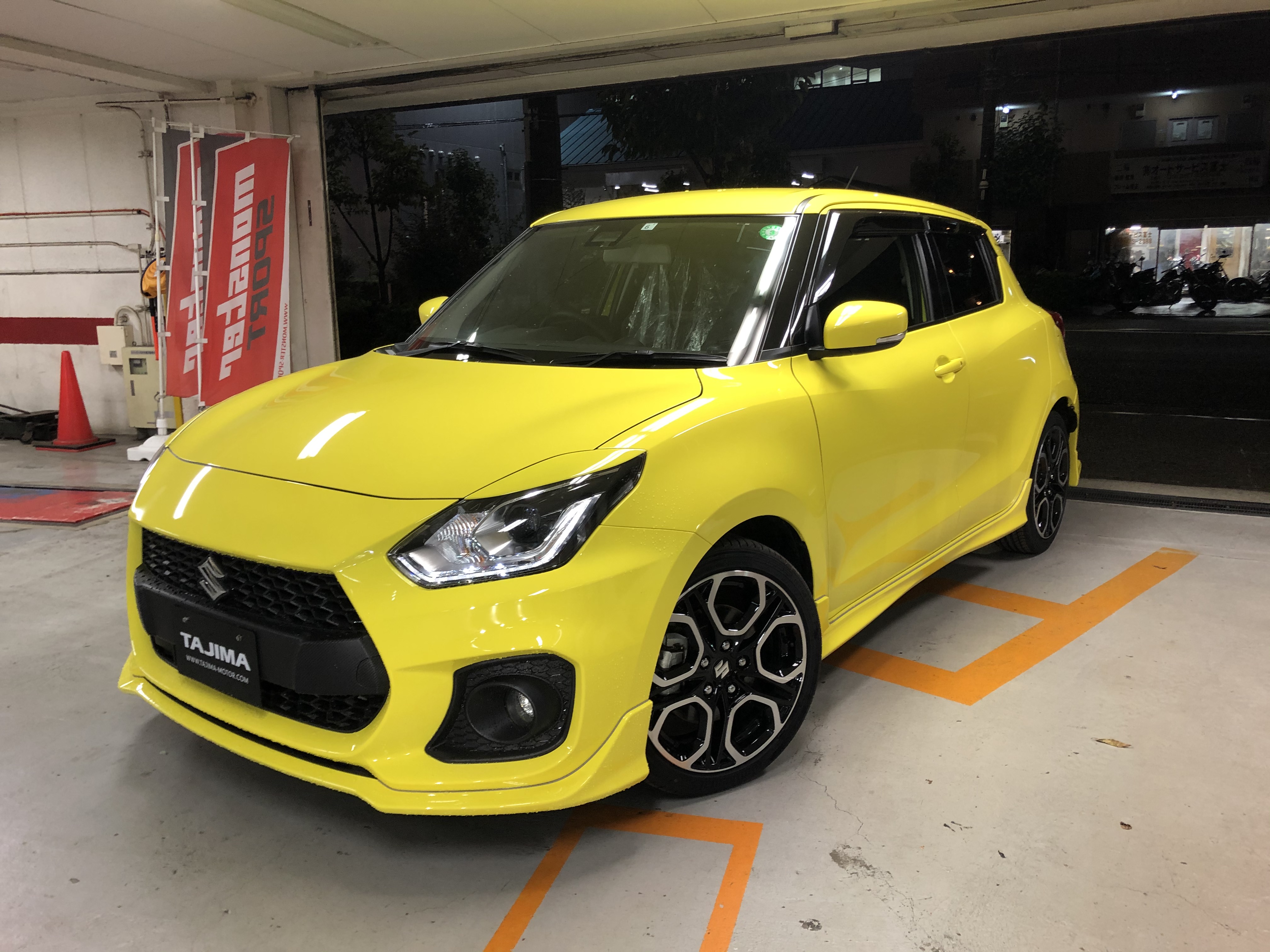 スイフトスポーツ ZC33S 新車外し 純正サイドスポイラー