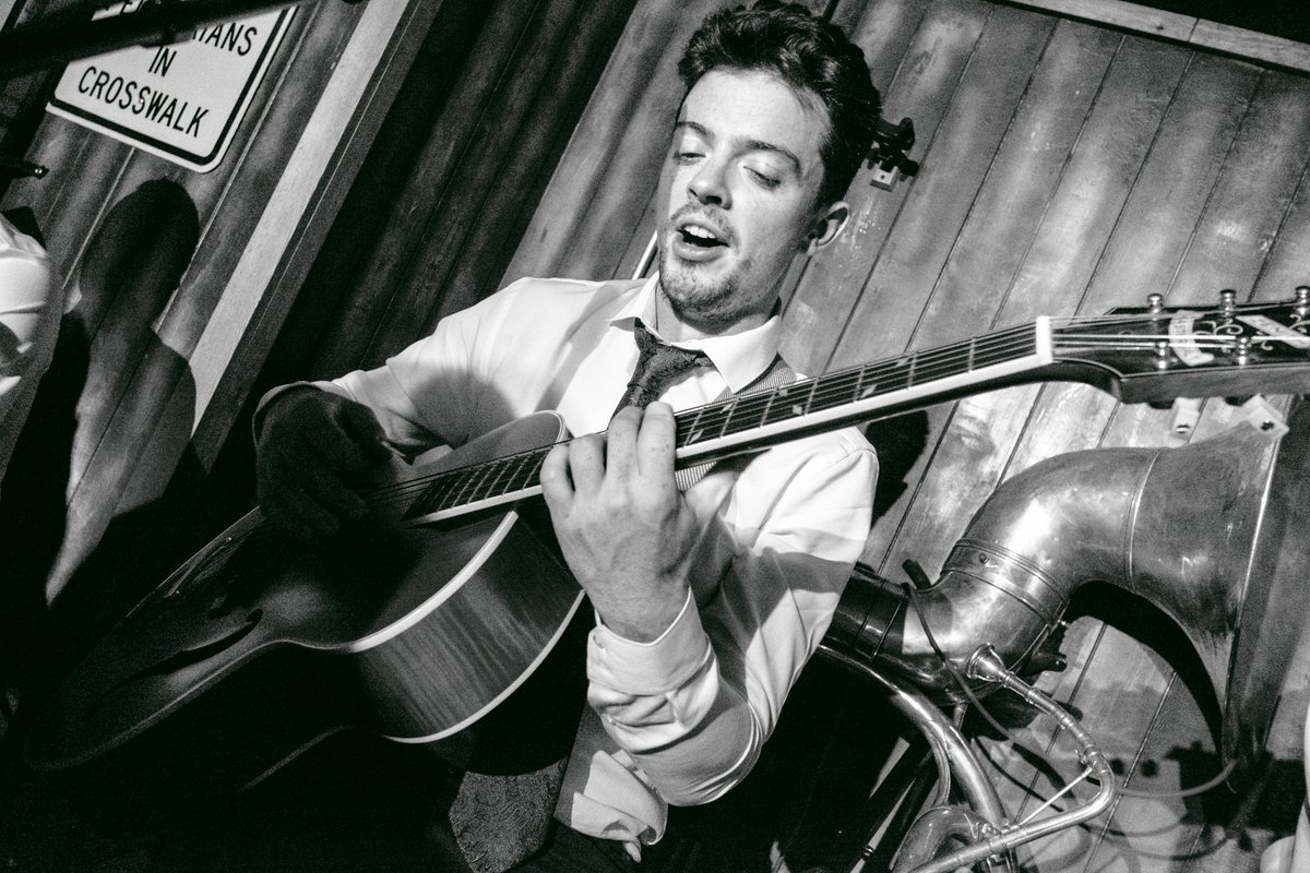 When not pickin' and hollerin' for the mighty The King Bees - Newcastle , @bigcitylittlefield does it for us.  And sometimes, reluctantly, with a banjo...

#jazzband #bluesband #houseoftheblackgardenia #HOTBG #newcastle