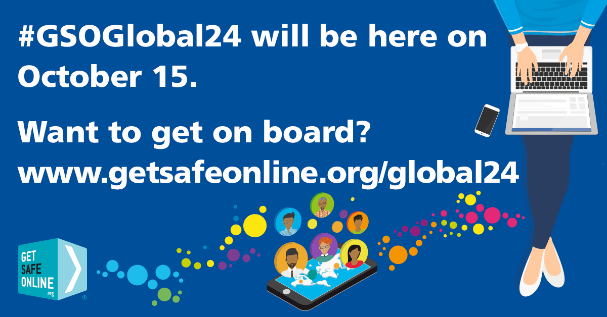 NICyberSC's tweet photo. We will be participating in  @GetSafeOnline
#Global24 -  on Oct 15th - it will link countries around the world in a unique 24-hour, non-stop cybersecurity event.

Why not join us ➡️https://t.co/SyD9yXbxav https://t.co/gfZsKU5Crz