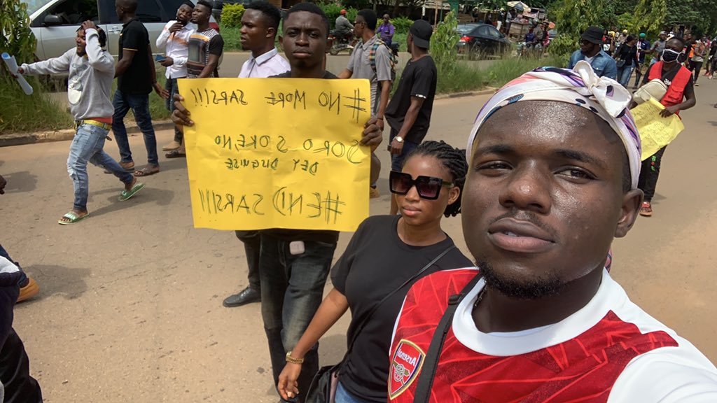 Akure we lit!!!#EndPoliceHarassment  #EndSARS #SarsMustGoNow