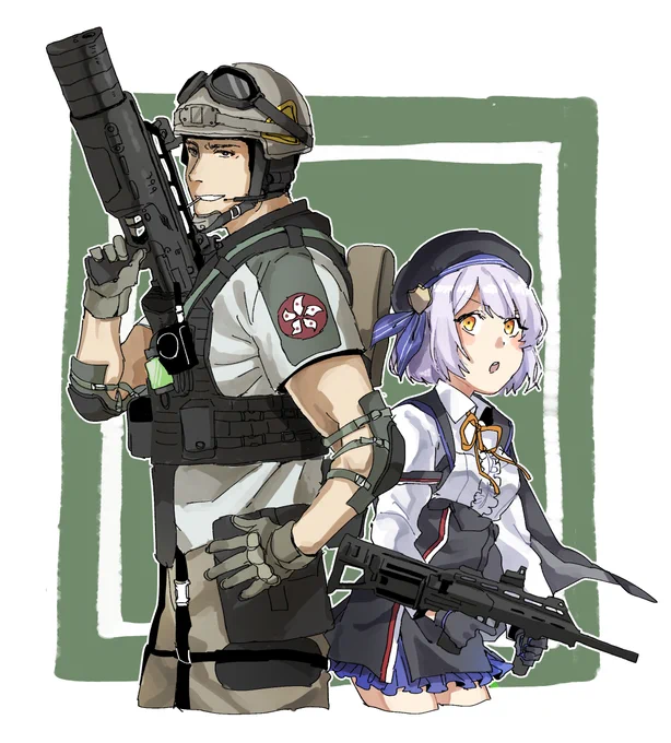 リージョンさんとSix12ちゃん【ドルフロ×R6S】 