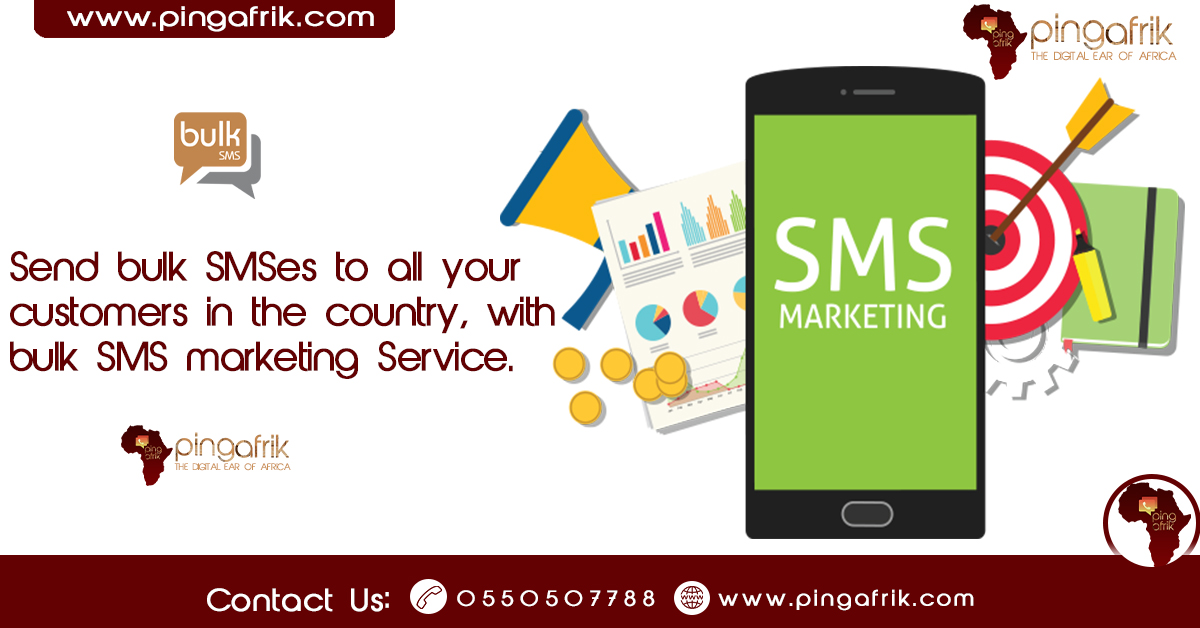 pingafrik's tweet photo. Send bulk SMSes to all your customers in the country,with bulk SMS marketing Service. Register now: 

https://t.co/fo1BEdHtmj

PingAfrik: Digital Ear Of Africa

#joysms #bulksms #DigitalMarketing #ShoutsOnY #Newsfile #CitiCBS #StrongerTogether #DaybreakHitz https://t.co/8QYZuAsraW