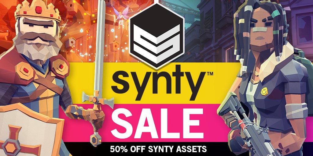 with_unity's tweet image. Synty&apos;s Studio is on Sale grab their awesome assets now! assetstore.unity.com/sale/synty?on_…