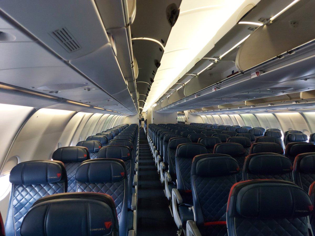 MidasTravelUK's tweet photo. Air is completely refreshed every 3 mins direct from outside, hepa filters changed twice as often as recommended, electrostatic cleaning before every flight.#COVID19  #safetravels @Delta standard https://t.co/htIeChRs3S