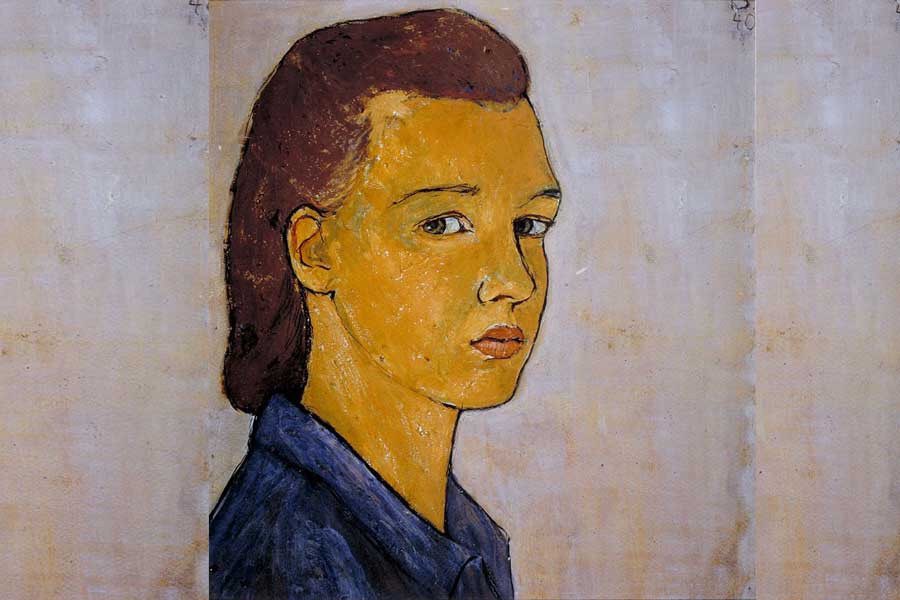 Charlotte Salomon (1917-43) was a German-Jewish artist from Berlin. Her series of works, painted in France, whilst hiding from the Nazis is profound & important. She was murdered, along with her unborn child, in the gas chambers of Auschwitz on 10 October 1943.
