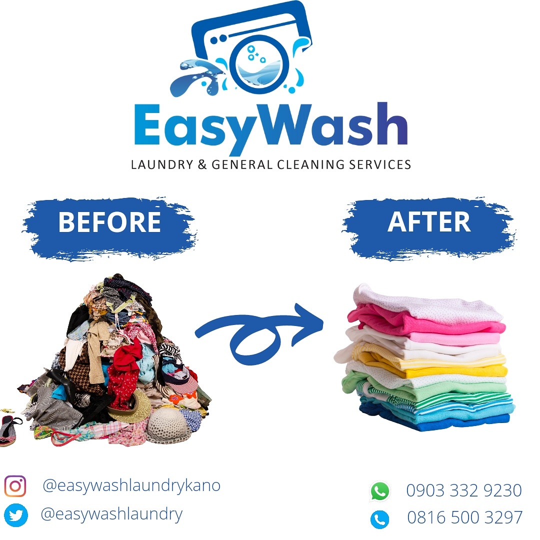 This is the work we do. We take your clothes from 0 to 100. Won't you rather deal with us while you concentrate on more important things?

#KanoLaundry #LaundryinKano #KaftanKano #Kano #BadawaLayout #Drycleaning #KanoDrycleaners #DrycleaninginKano #KanoTwitterConnect #KanoMen