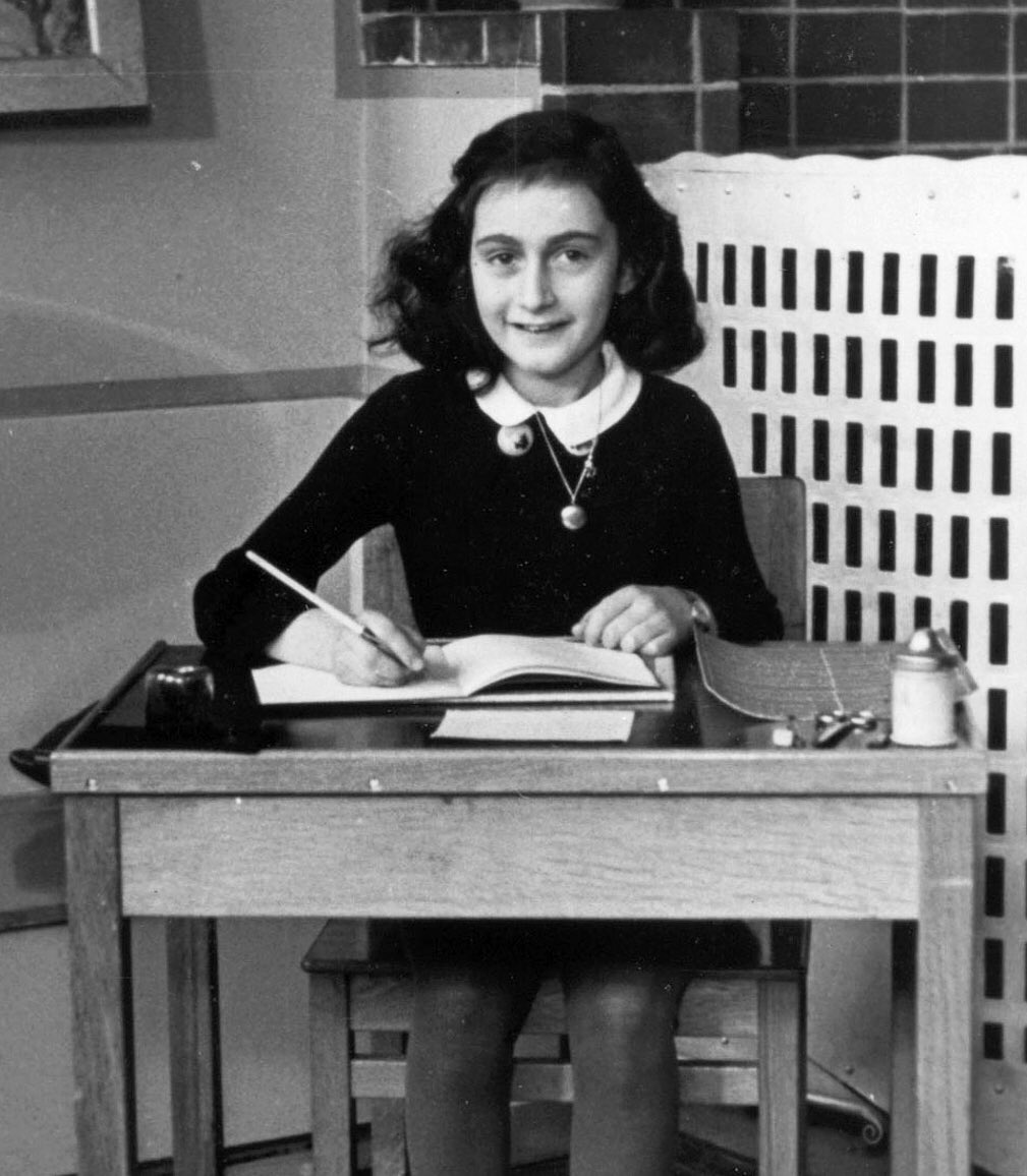 Anne Frank (1929-45), aged 15, a German-Dutch girl of Jewish origin was murdered by Fascists at Bergen Belsen Concentration Camp, in February or March 1945. She has left us her moving diary:  https://www.annefrank.org/nl/ 
