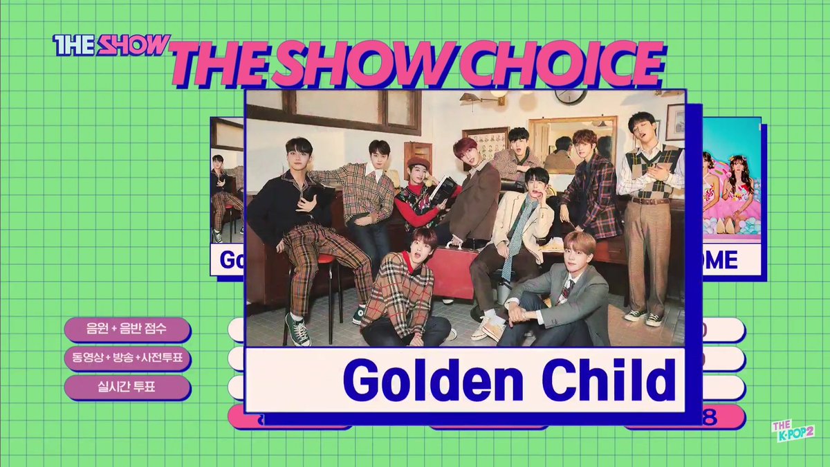 GNCDcharts's tweet photo. [🏆] Golden Child won 1st place on SBS MTV's <THE SHOW> for the first time and 2nd win since their debut!

Congrats to our Golden Child!!💜💚
We gave our Seungminie the best gift of his life.🤧 Thanks to everyone. You worked hard Goldenness!💞

#GoldenChild2ndWin #PumpItUp1stWin https://t.co/Yd2ZaL9s77