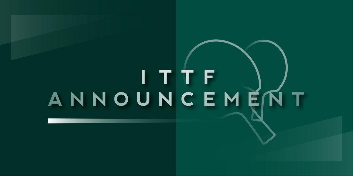 2020 ITTF World Junior Championships cancelled due to #COVID19 pandemic: bit.ly/3lHD1YY