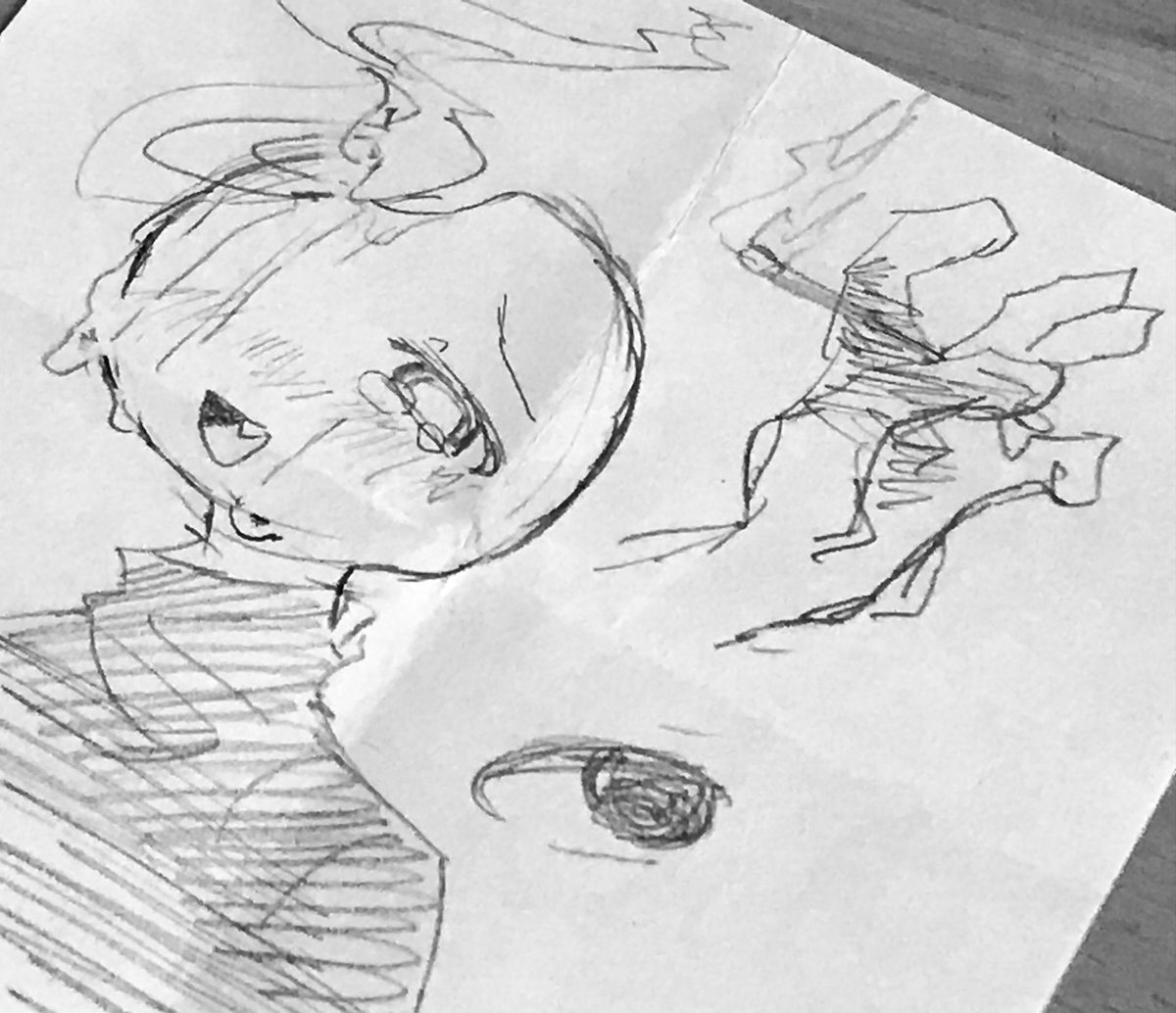 _____no15's tweet photo. 時系列順の落描き✍️ https://t.co/iLDp1PBgs3