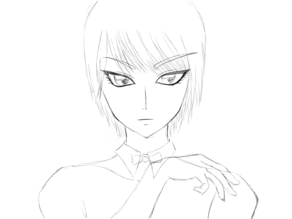 ジーン 全異常系実況者 100日イラストチャレンジ 66日目 進捗 からくりサーカス しろがね イラスト イラスト好きさんと繋がりたい イラスト初心者 イラスト練習