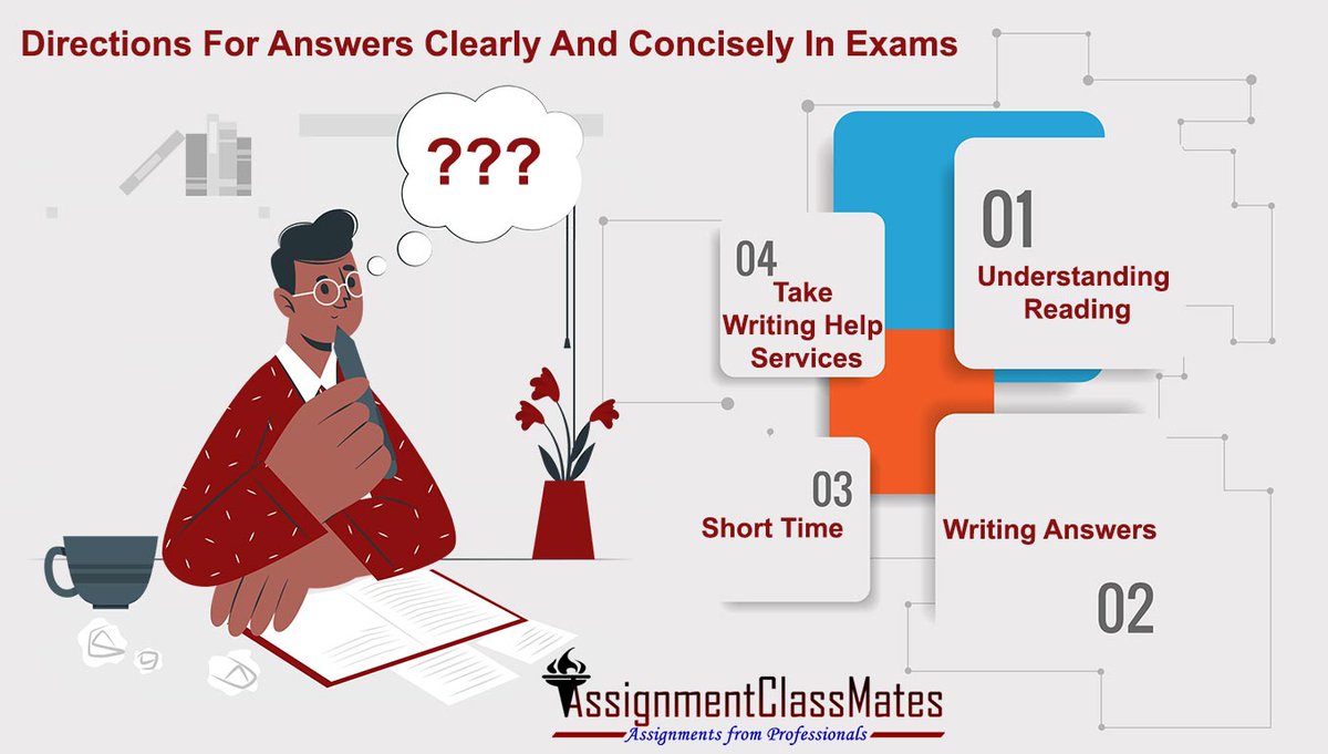 AssignmentMates's tweet image. Directions For Answers Clearly And Concisely In Exams
Learn more: assignmentclassmates.com/blog/direction…
#assignmentsolution #assignmentwritinghelp #writinganswers #understandingreading
