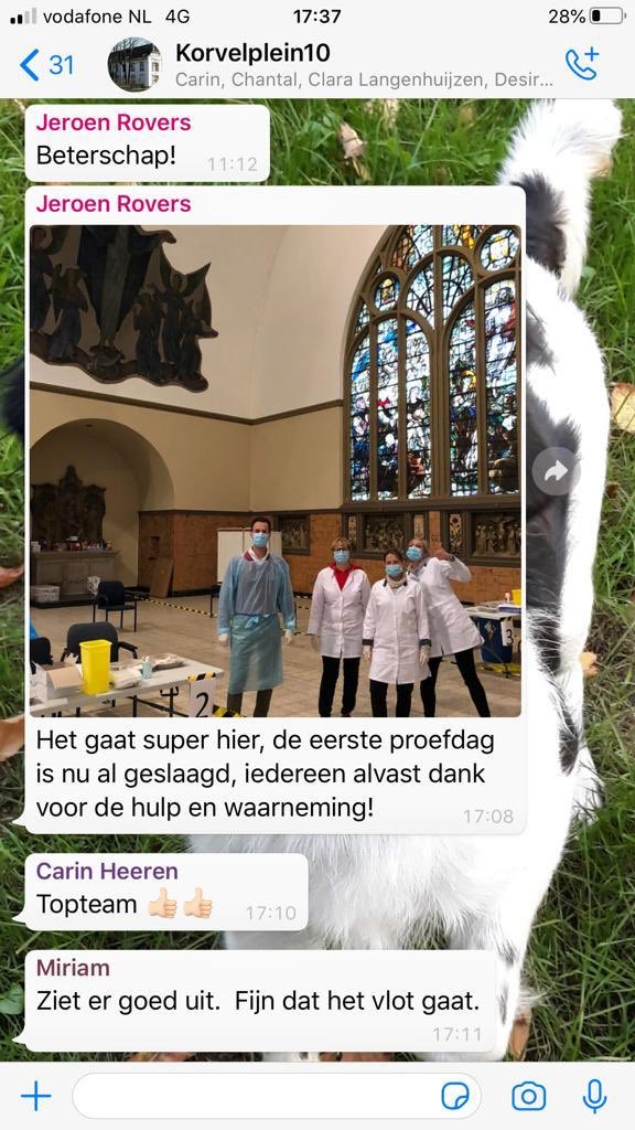 De griep prik in Tilburg geheel Corona proef