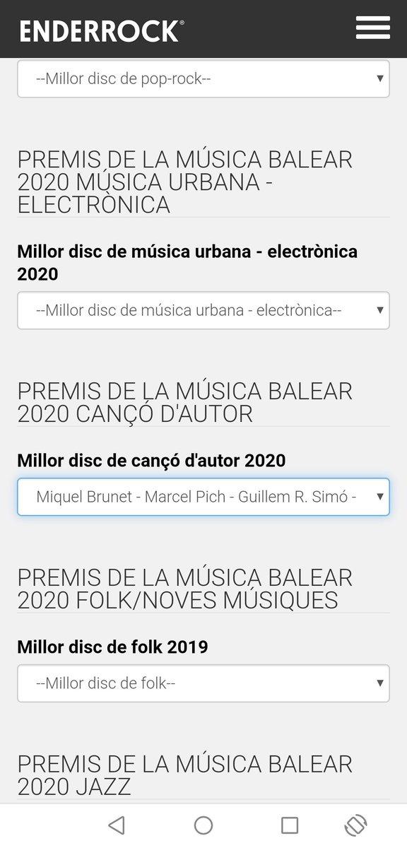 MarcelPich's tweet photo. 💥Podeu votar #Apoptosi als Premis de la Música Balear
1. Entrau a https://t.co/VR9416l8O4 i registrau-vos (ràpid i fàcil)
2. Triau Apoptosi al desplegable de cançó d'autor 2020
3. Escriviu manualment 'Cavallet' com a millor cançó i 'Apoptosi' a millor artista.
Gràcies, amichs! https://t.co/Ac6ma3QTK8