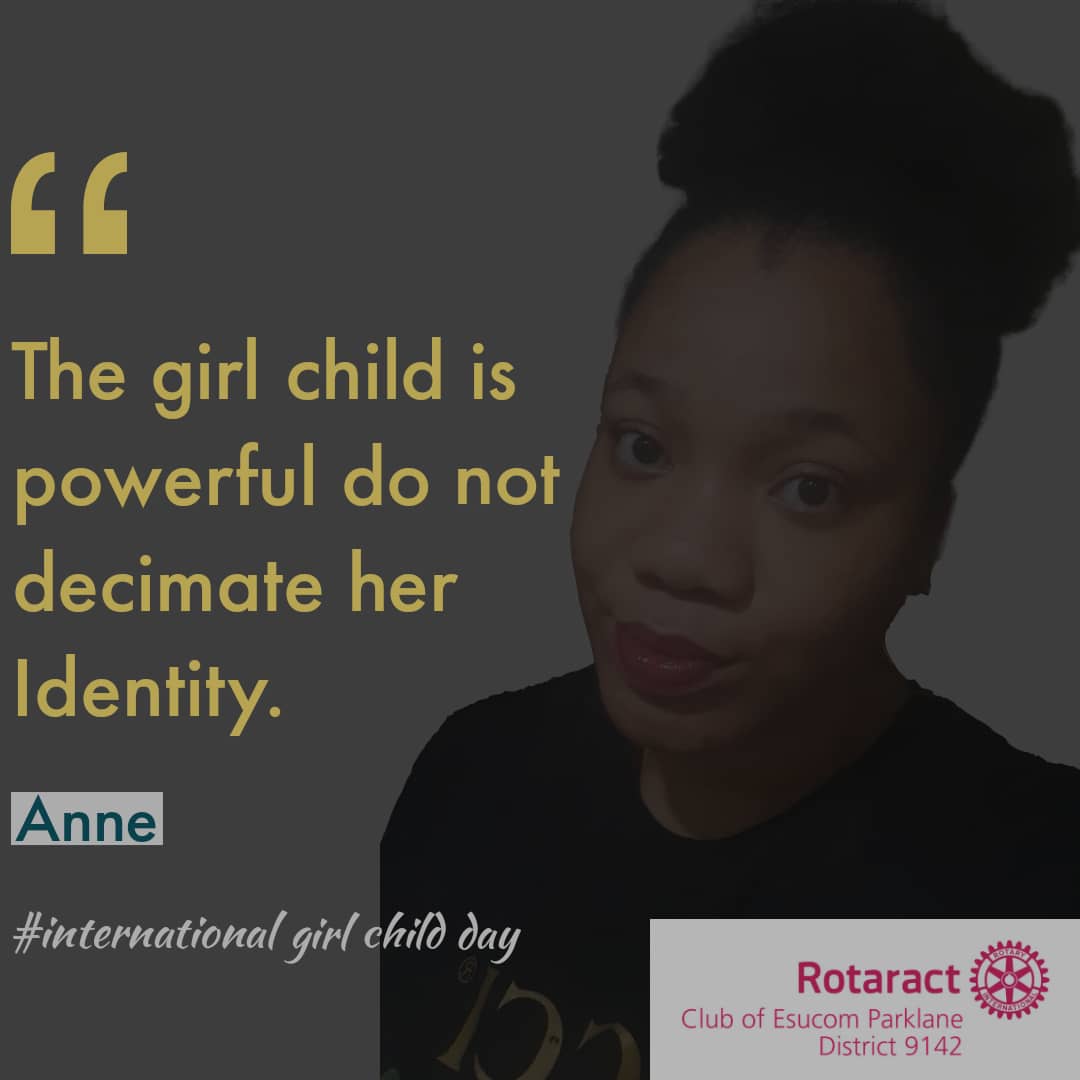 rota_esucom's tweet photo. The international girl child deserves love, care and equality #InternationalDayoftheGirlChild 
#rotaryinternational
#district9142
#rotaEsucom https://t.co/UzISwQyaAz