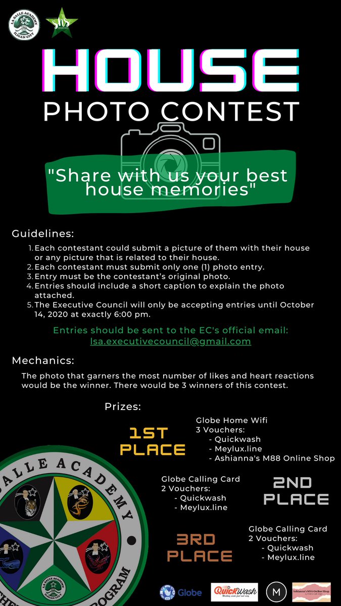 lsaecofficial's tweet photo. Are you still hyped from the house sorting?

Well worry no more! There would be a house photo contest for all of us to reminisce our house memories. Below are the guidelines of the contest. (1/2) https://t.co/9jPudt5p29