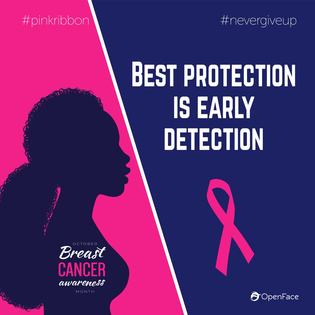 OpenFaceMedia's tweet photo. #BreastCancerAwarenessMonth #PinkOctober #pinktober #OpenFace https://t.co/TLiH1XdEDa