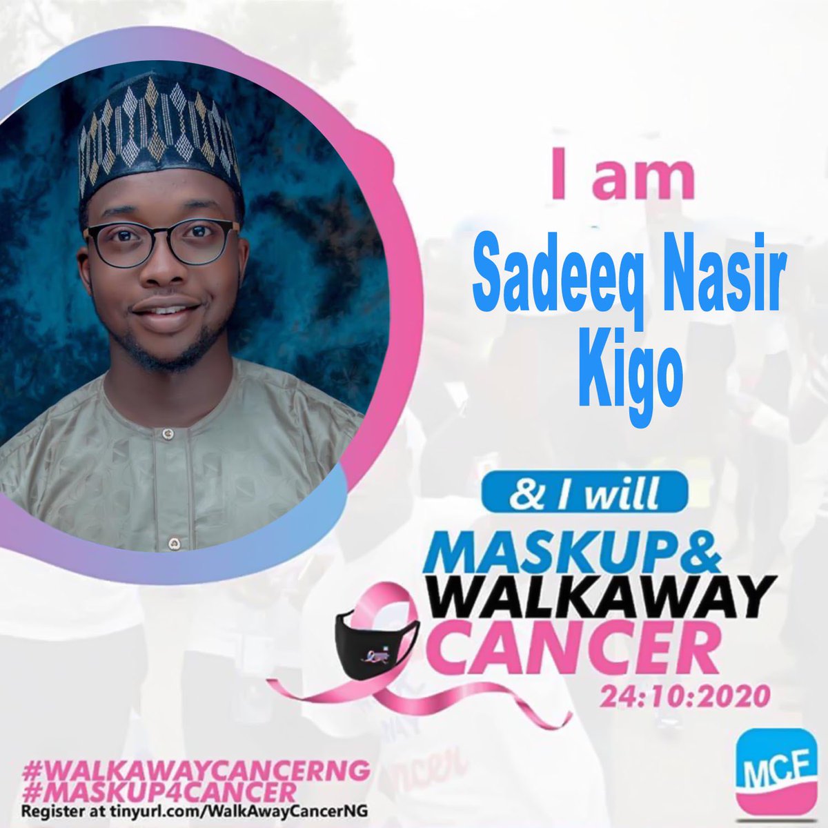 Sadiq_Maiyaki's tweet photo. Our aims at @MedicaidcfP is to Provide information,skills and resources to detect,prevent and fights #Cancer #Awareness
mask up and Join the humanitarian founder Dr. Zainab shinkafi bagudu @DrZSB on 24th October 2020. To
#AwarenessForCancer📢
#BreastCancerAwarenessMonth https://t.co/DQJjXEu1Ci