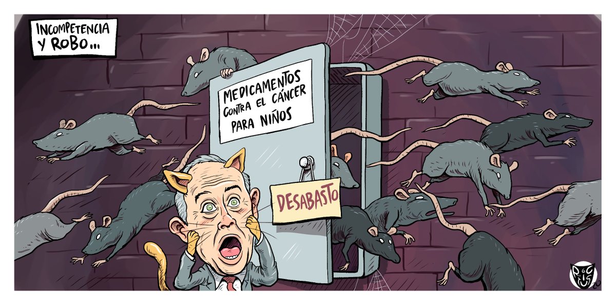 monerorictus's tweet photo. "Incompetencia y robo" Cartón publicado en @ElFinanciero_Mx https://t.co/K6LxT0B3LM