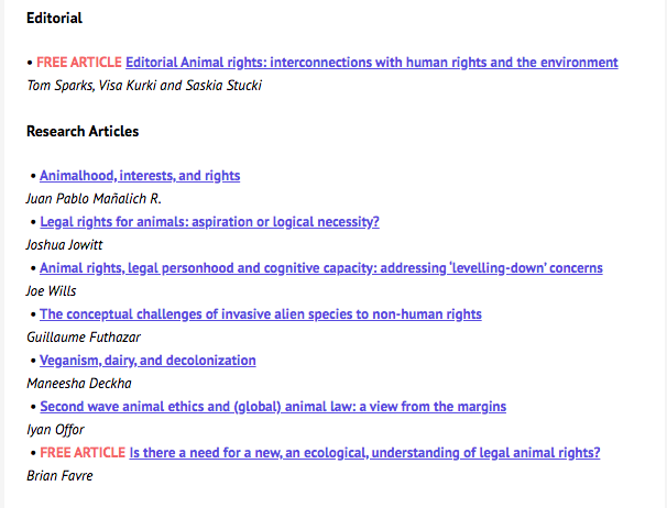 Journal of Human Rights and the Environment on Twitter: Journal of Human Rights and the Environment on Twitter: